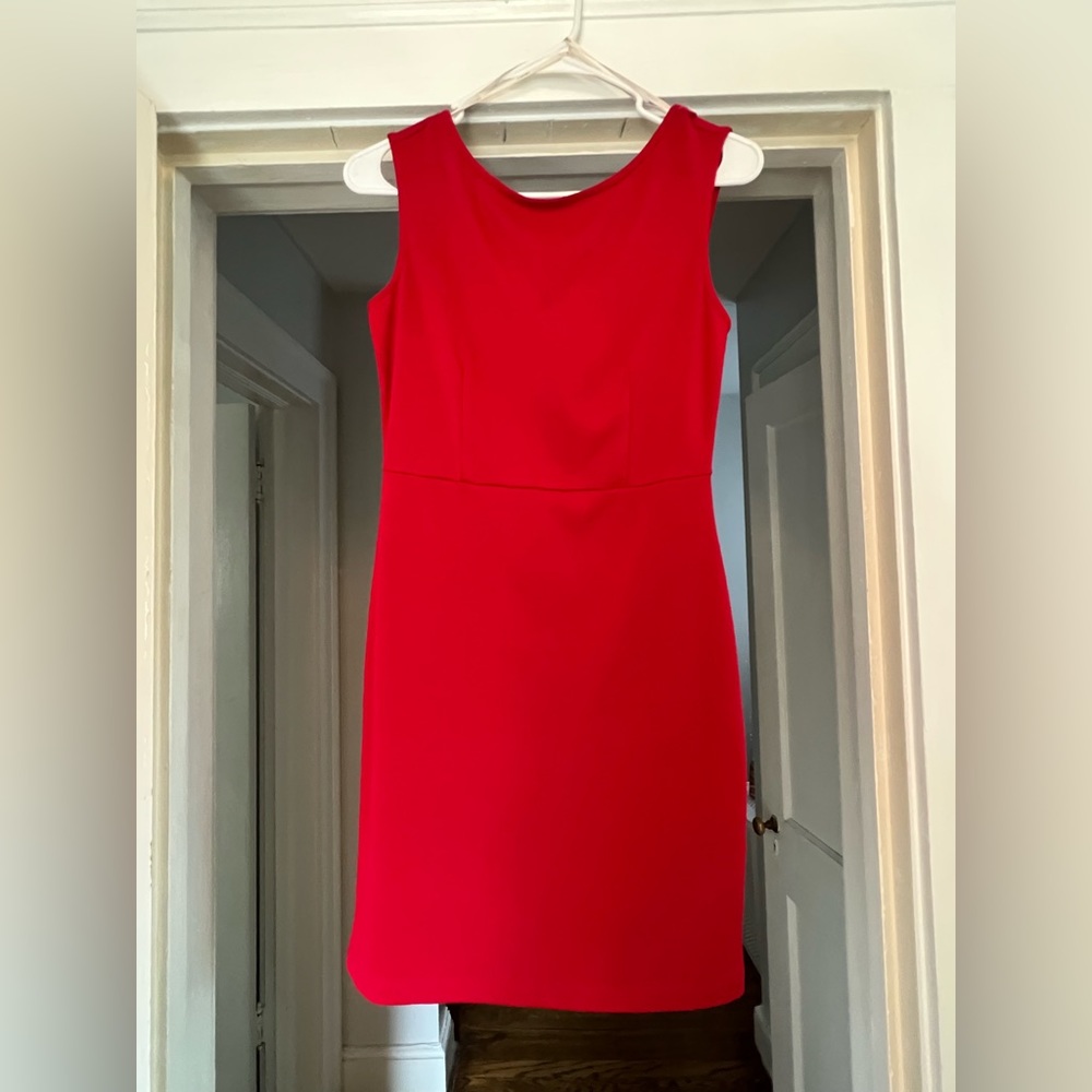 Red bodycon dress